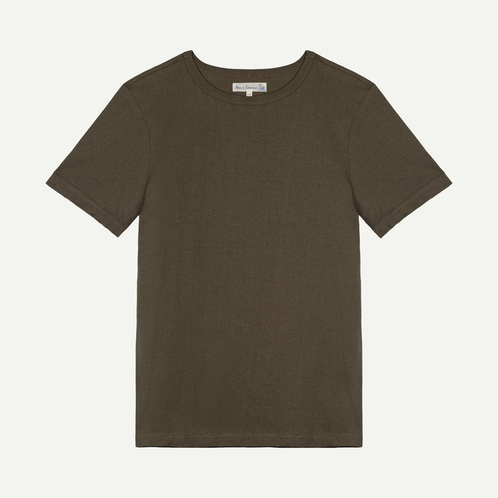 1950s Loopwheeled Classic Fit Lightweight T-Shirt - Army