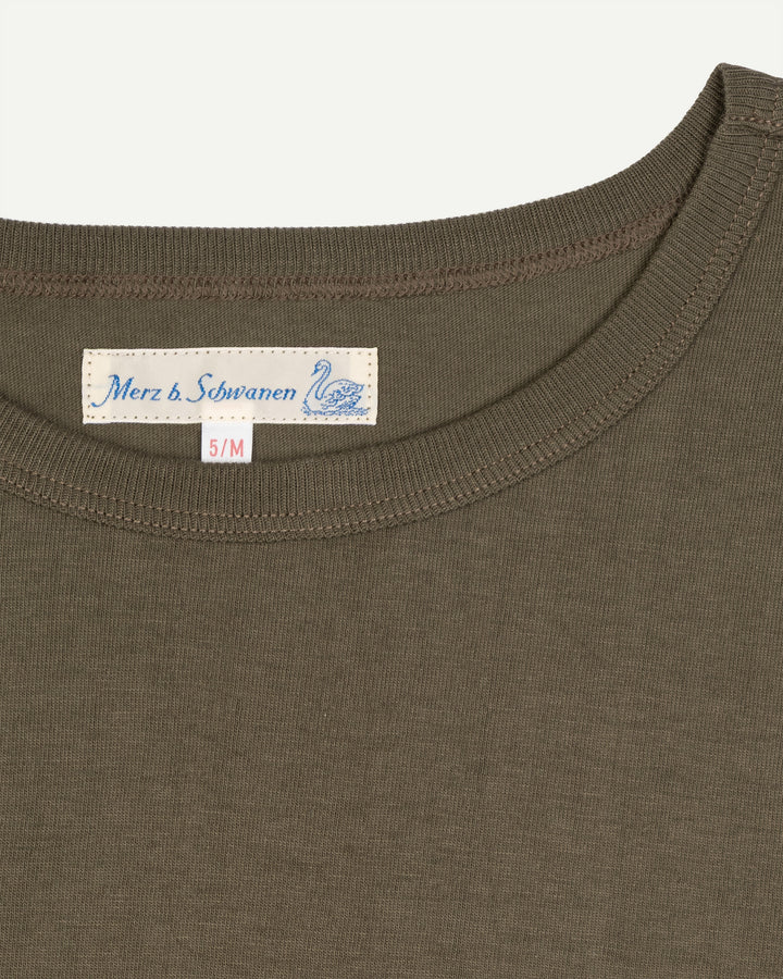 1950s Loopwheeled Classic Fit Lightweight T-Shirt - Army