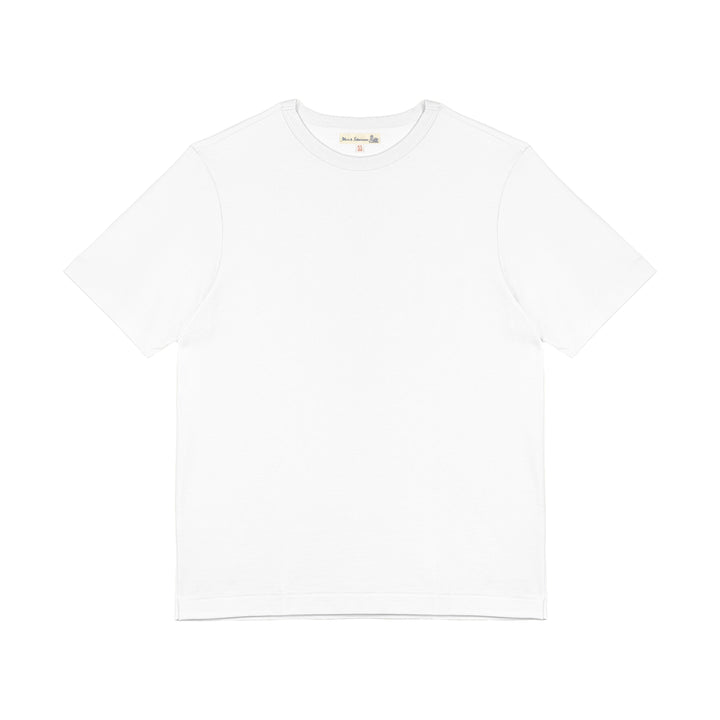 214PK Loopwheeled Relaxed Fit Pikée T-Shirt - White
