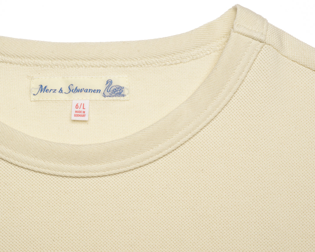 214PK Loopwheeled Relaxed Fit Pikée T-Shirt - Nature