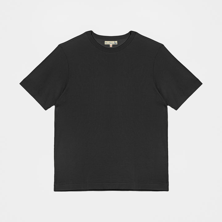 214PK Loopwheeled Relaxed Fit Pikée T-Shirt - Charcoal