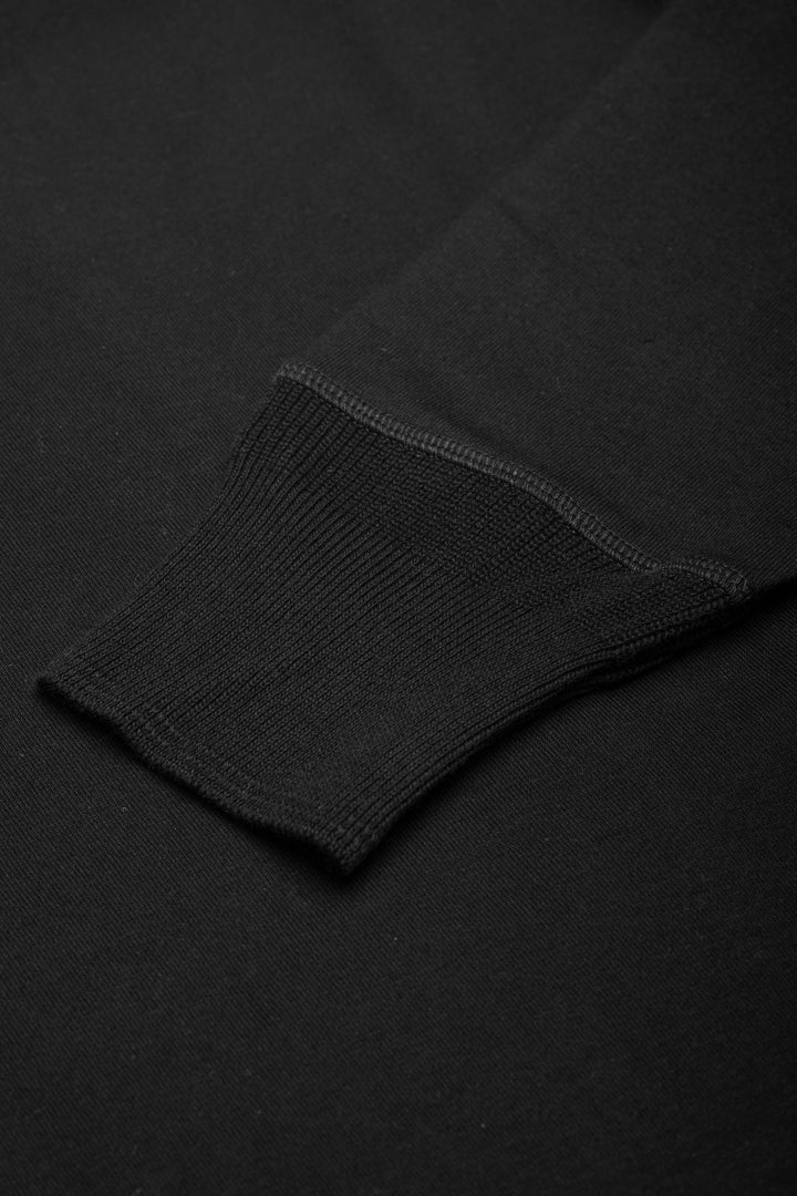 2M06 Vintage Machine Refined Classic Fit Long Sleeve Henley - Black