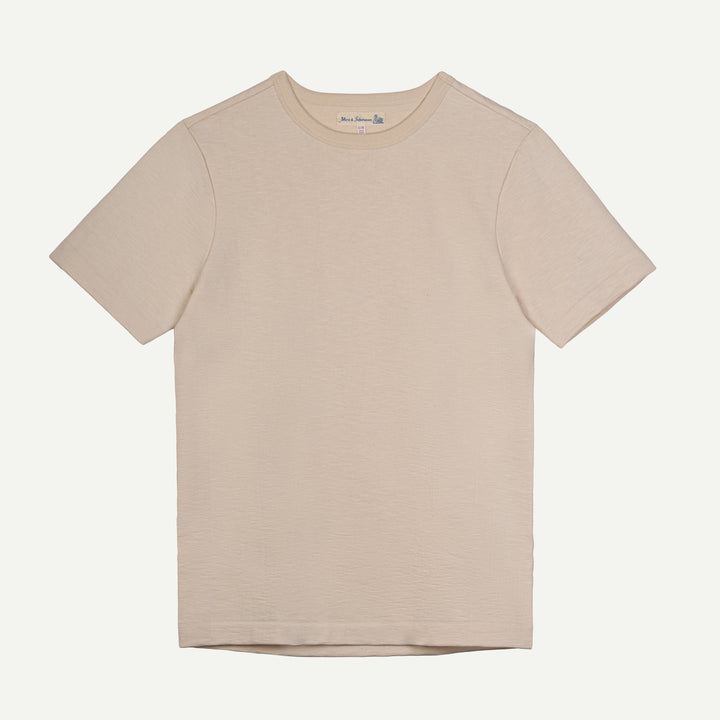 2S14 Loopwheeled Relaxed Fit Heavyweight T-Shirt - Nature