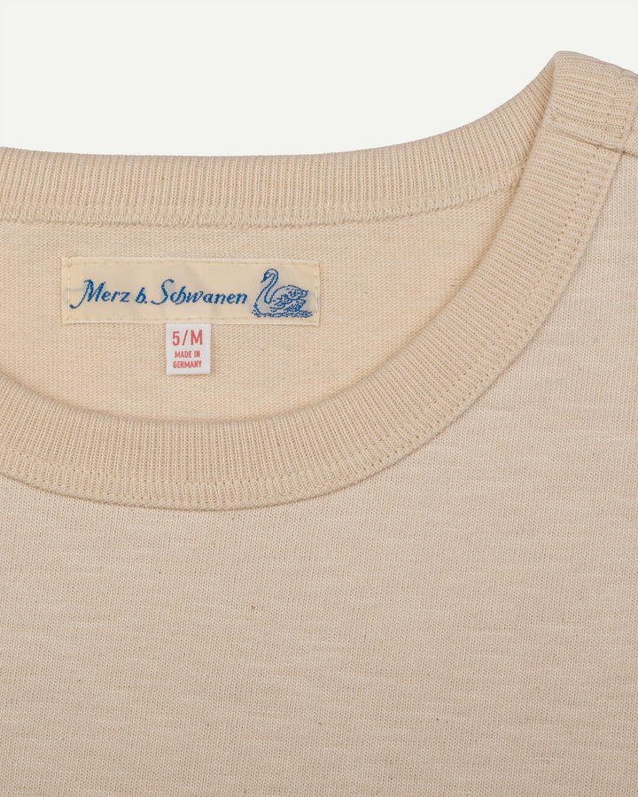 2S14 Loopwheeled Relaxed Fit Heavyweight T-Shirt - Nature