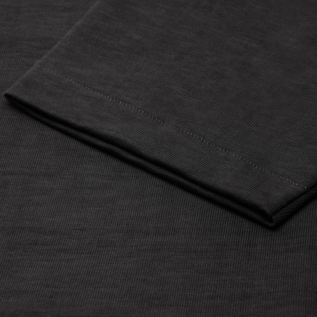 2S14 Loopwheeled Relaxed Fit Heavyweight T-Shirt - Charcoal