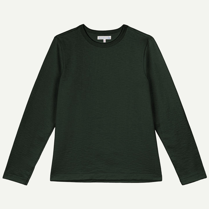 2S18 Loopwheeled Relaxed Fit Heavyweight Long-Sleeve - Forest