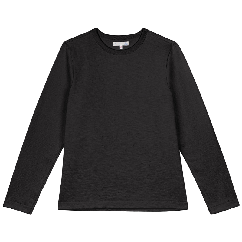 2S18 THE ORIGINALS Loopwheeled Relaxed Fit Heavyweight Longsleeve - Charcoal