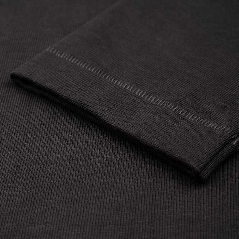 2S18 THE ORIGINALS Loopwheeled Relaxed Fit Heavyweight Longsleeve - Charcoal - Sleeve