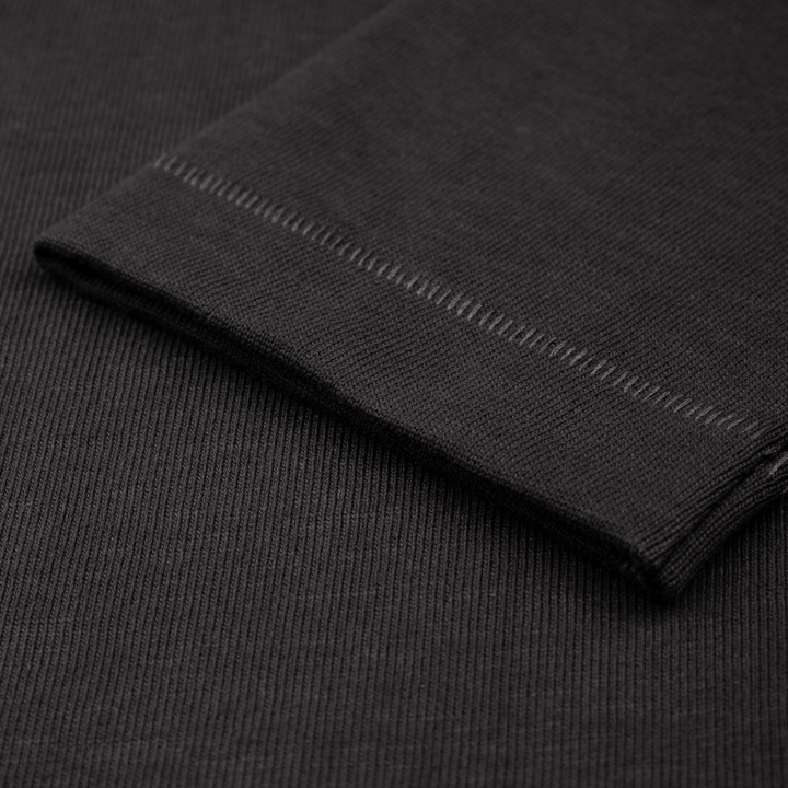 2S18 THE ORIGINALS Loopwheeled Relaxed Fit Heavyweight Longsleeve - Charcoal - Sleeve