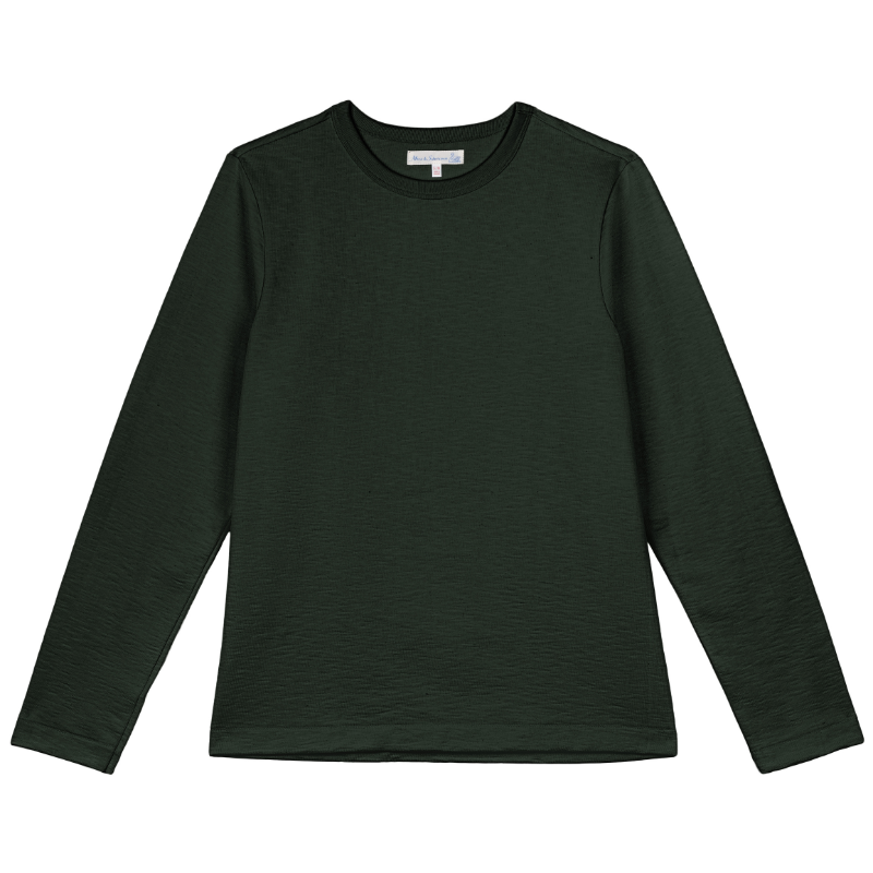 2S18 THE ORIGINALS Loopwheeled Relaxed Fit Heavyweight Longsleeve - Forest