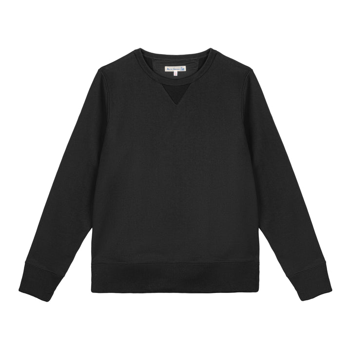 3S48 Loopwheeled Classic Fit Heavyweight Sweatshirt - Deep Black