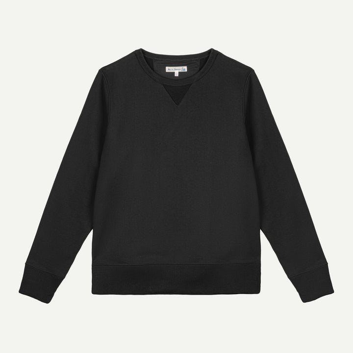 3S48 Loopwheeled Classic Fit Heavyweight Sweatshirt - Deep Black