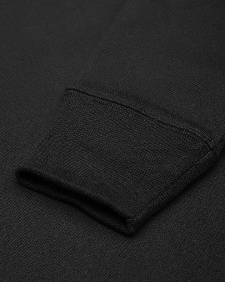 3S48 Loopwheeled Classic Fit Heavyweight Sweatshirt - Deep Black