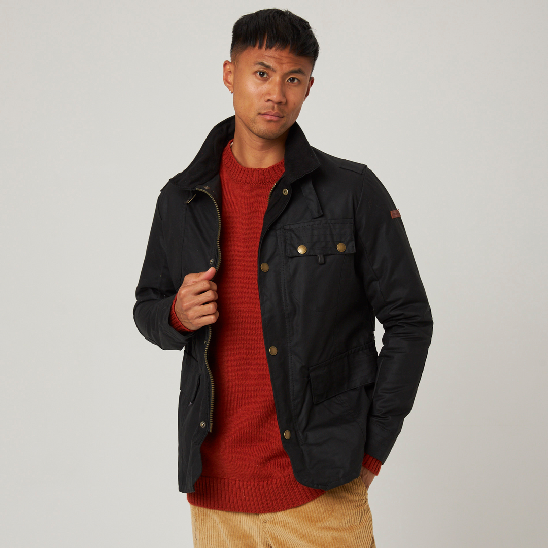 Bexley Jacket Black Pose