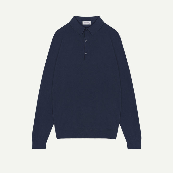 Bradwell - Sea Island Cotton Polo Shirt - French Navy