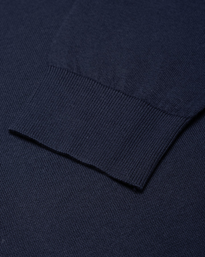 Bradwell - Sea Island Cotton Polo Shirt - French Navy