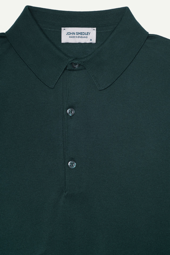 Bradwell Shirt - Sea Island Cotton Polo - Rainforest