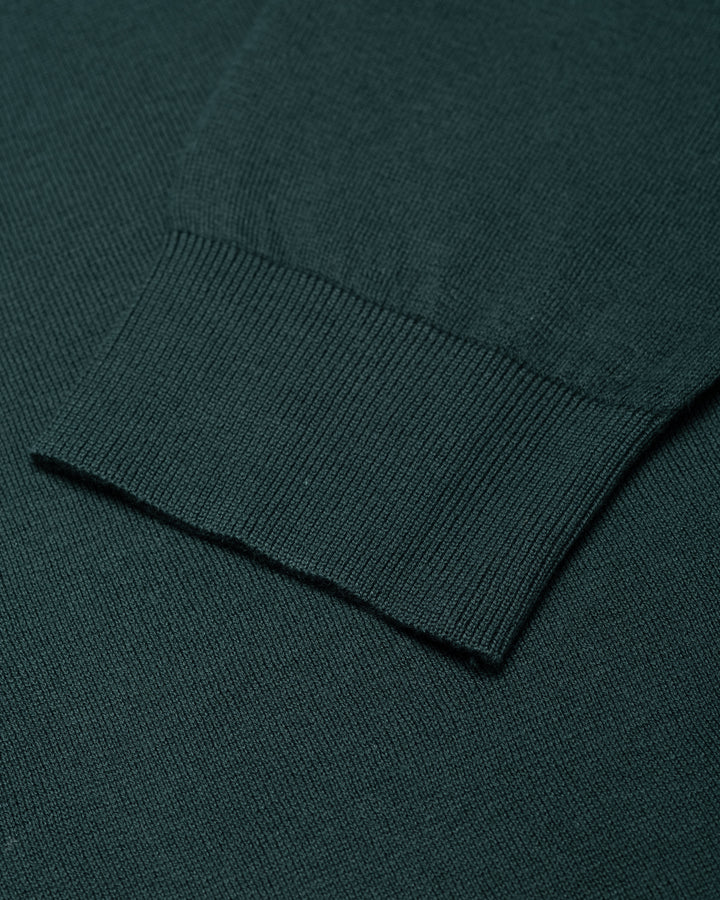 Bradwell Shirt - Sea Island Cotton Polo - Rainforest