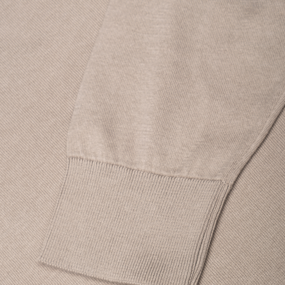 Bradwell Merino Wool Shirt - Parchment - Sleeve