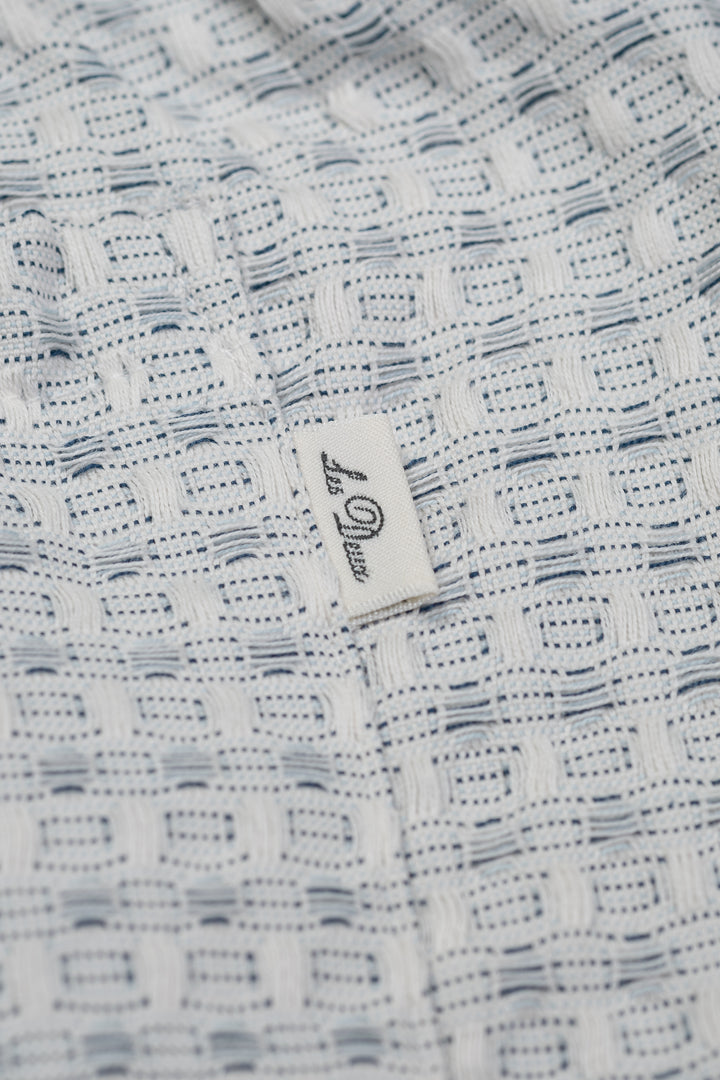 Check Seersucker Shorts - Light Ivory