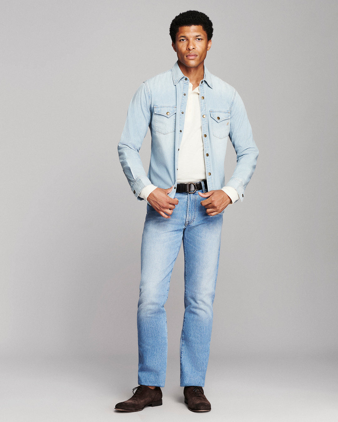 Shoals Denim Shirt - Denim Wash