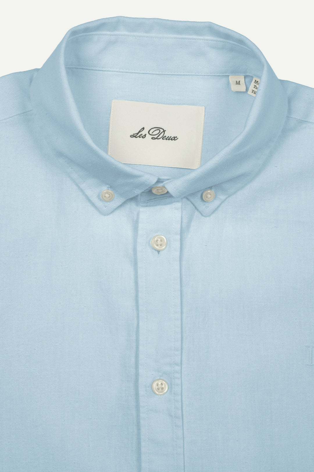 Cotton-Linen Shirt - Skyway Blue