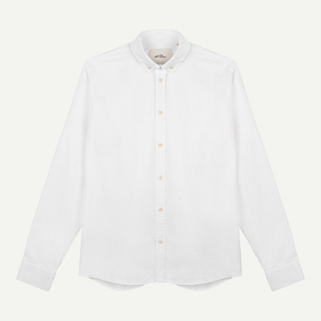 Cotton-Linen Shirt - White