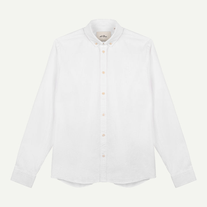 Cotton-Linen Shirt - White