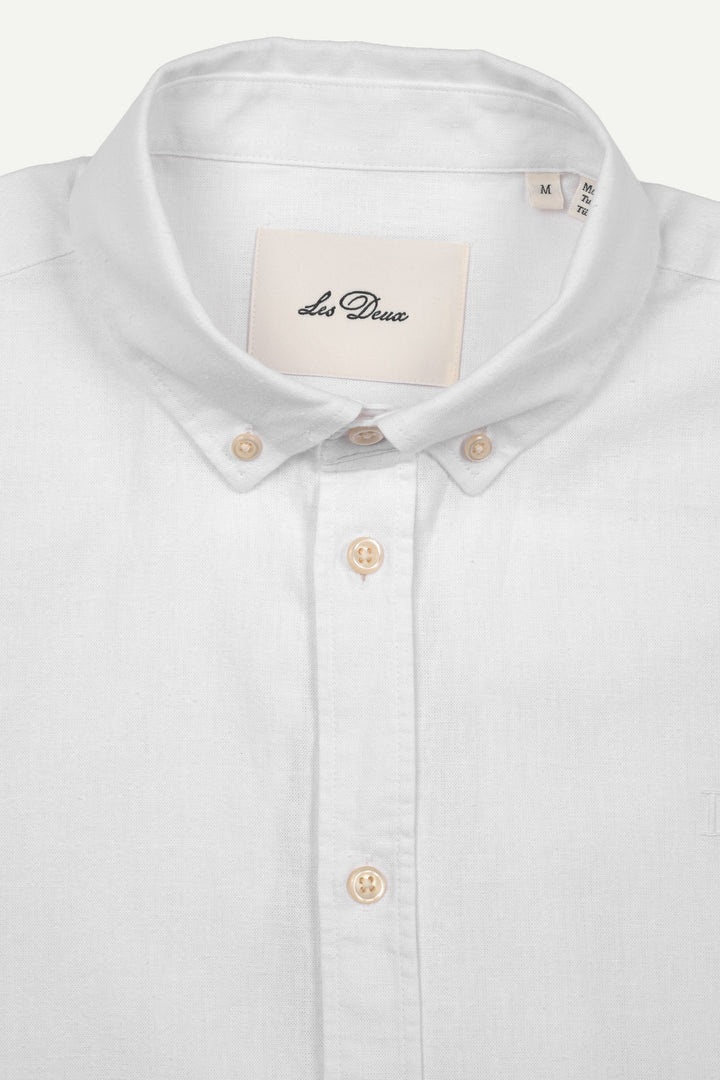 Cotton-Linen Shirt - White