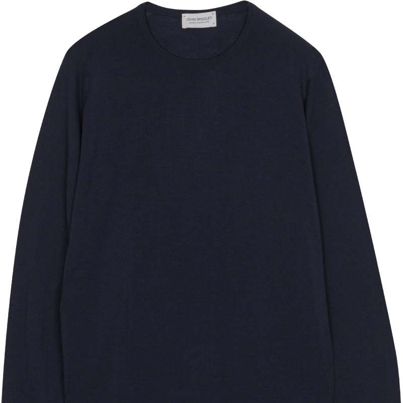 John Smedley Marcus Merino Wool Jumper Navy