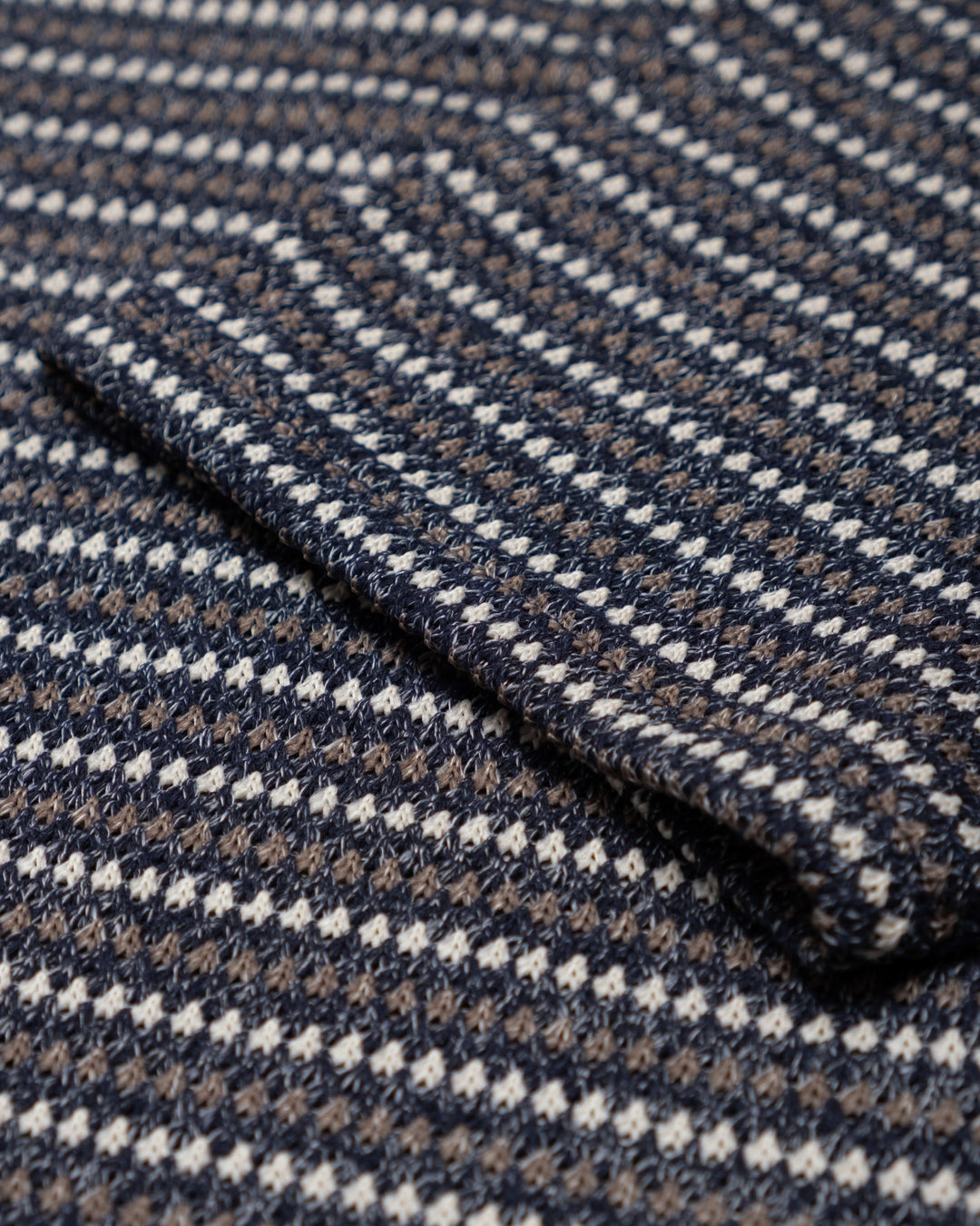Knitted Stripe Polo