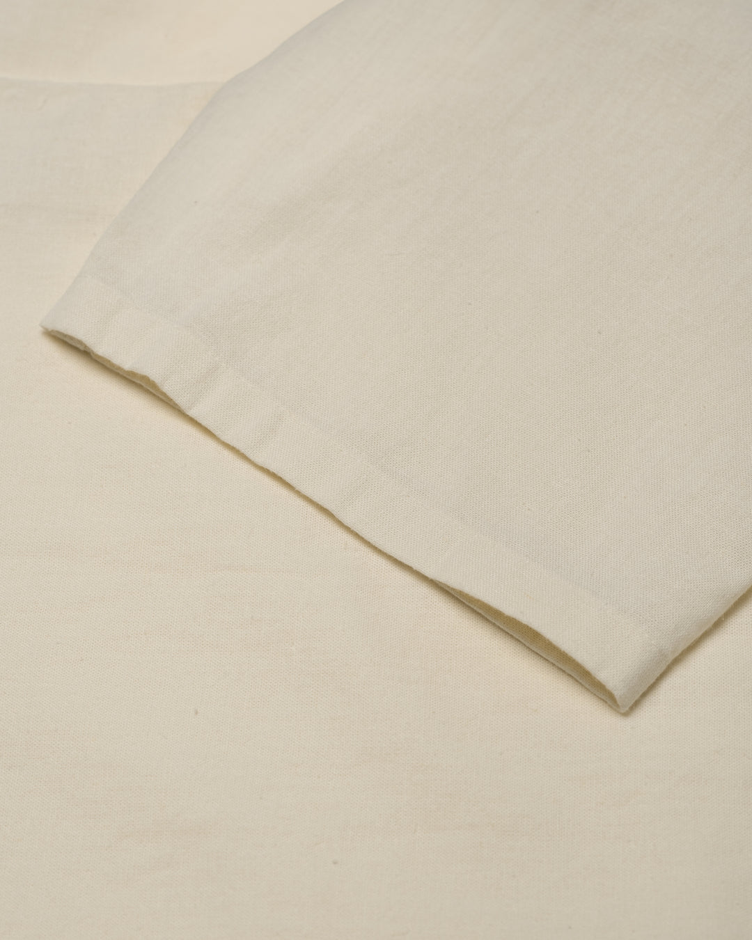 Konrad Cotton Linen Short Sleeve Shirt - Eggnog White