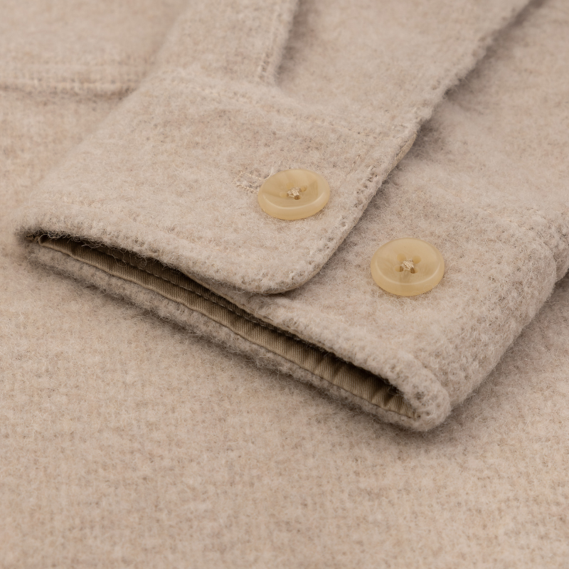 Lennon Bouclé Overshirt Sleeve