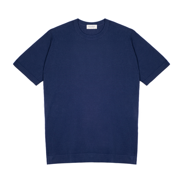 Lorca Merino Wool T-Shirt - French Navy