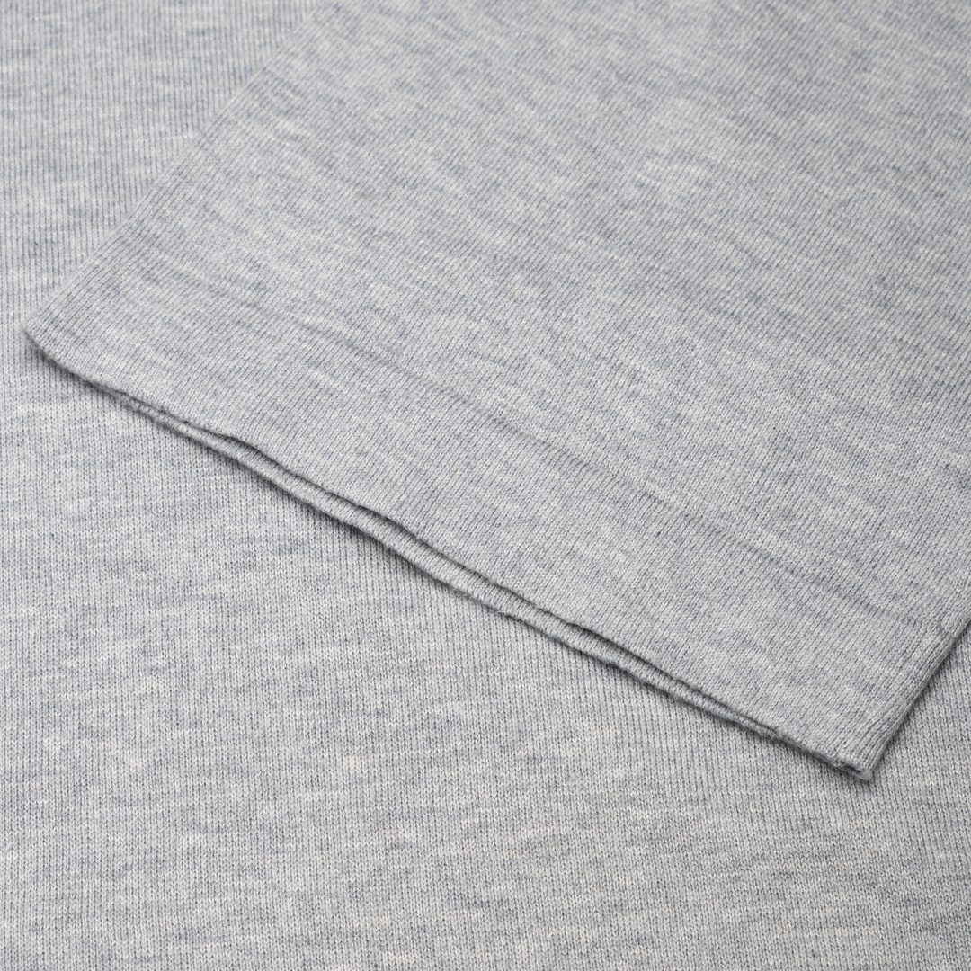 Lorca Merino Wool T-Shirt - Silver - Sleeve