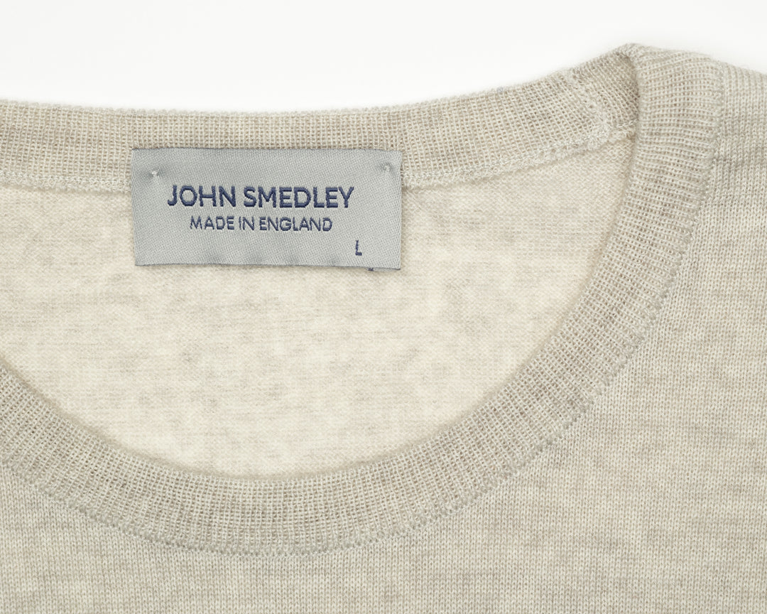 Marcus Merino Wool Jumper - Grey Fleece