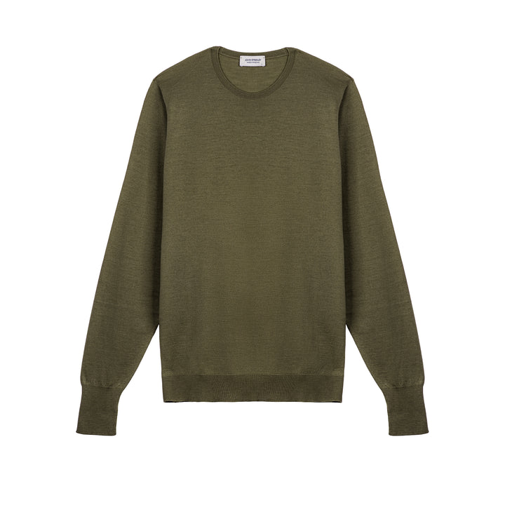 Marcus Merino Wool Jumper - Mansfield Green