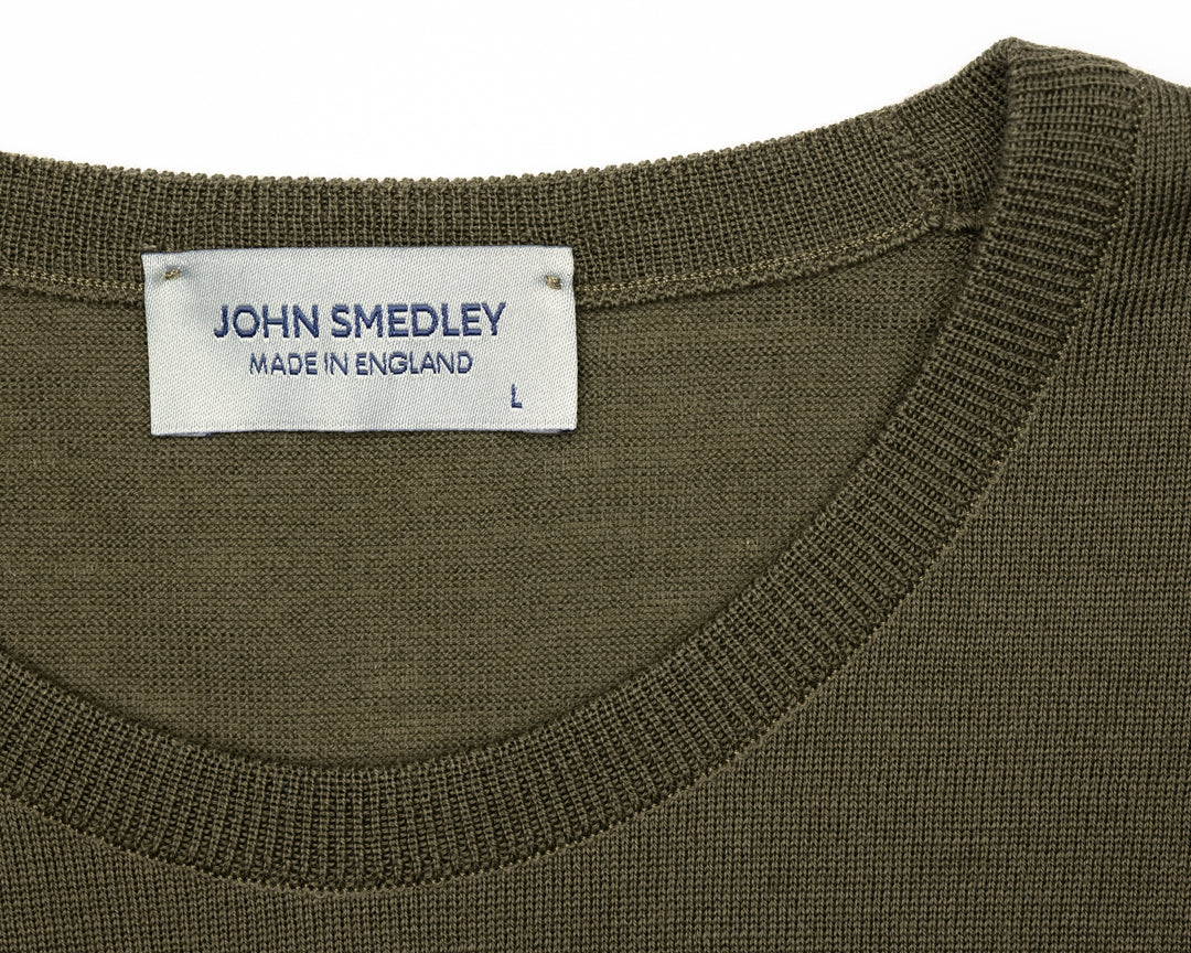 Marcus Merino Wool Jumper - Mansfield Green