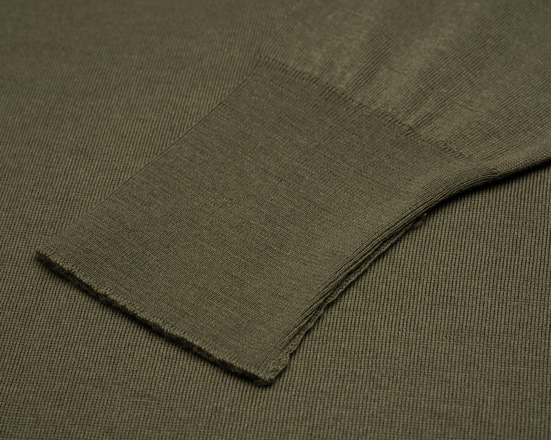 Marcus Merino Wool Jumper - Mansfield Green