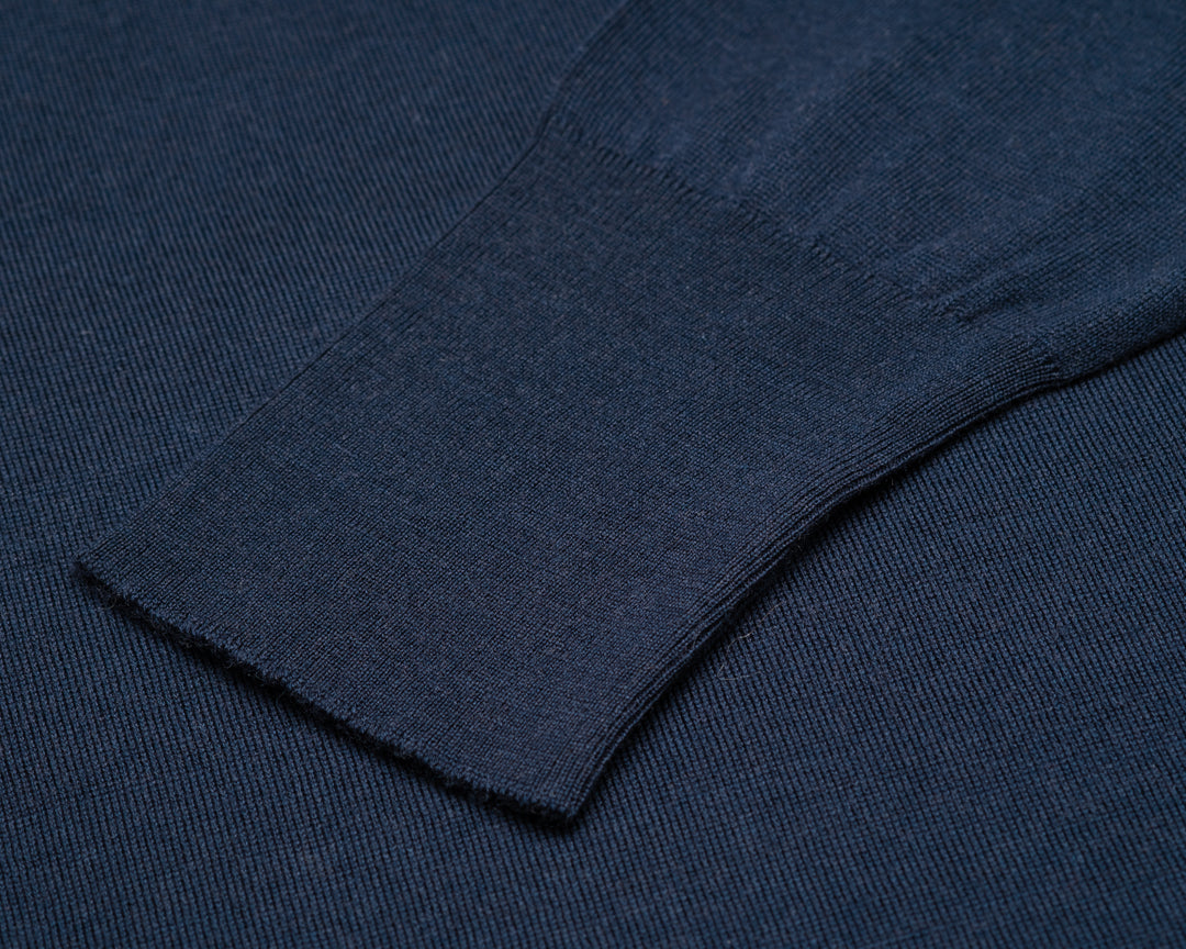 Marcus Merino Wool Jumper - Midnight