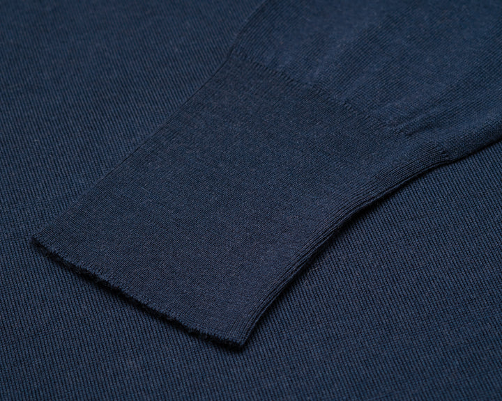 Marcus Merino Wool Jumper - Midnight