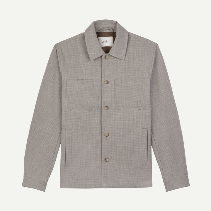 Mini Check Hybrid Jacket - Bungee Cord Brown