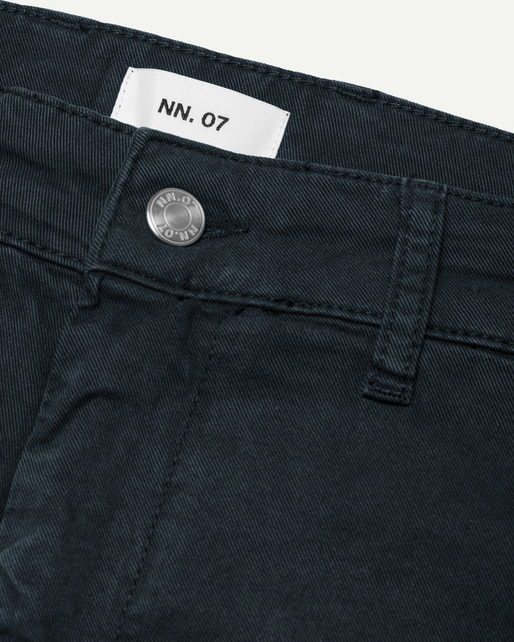 Aden Straight Leg Regular Fit Chino - Navy Blue