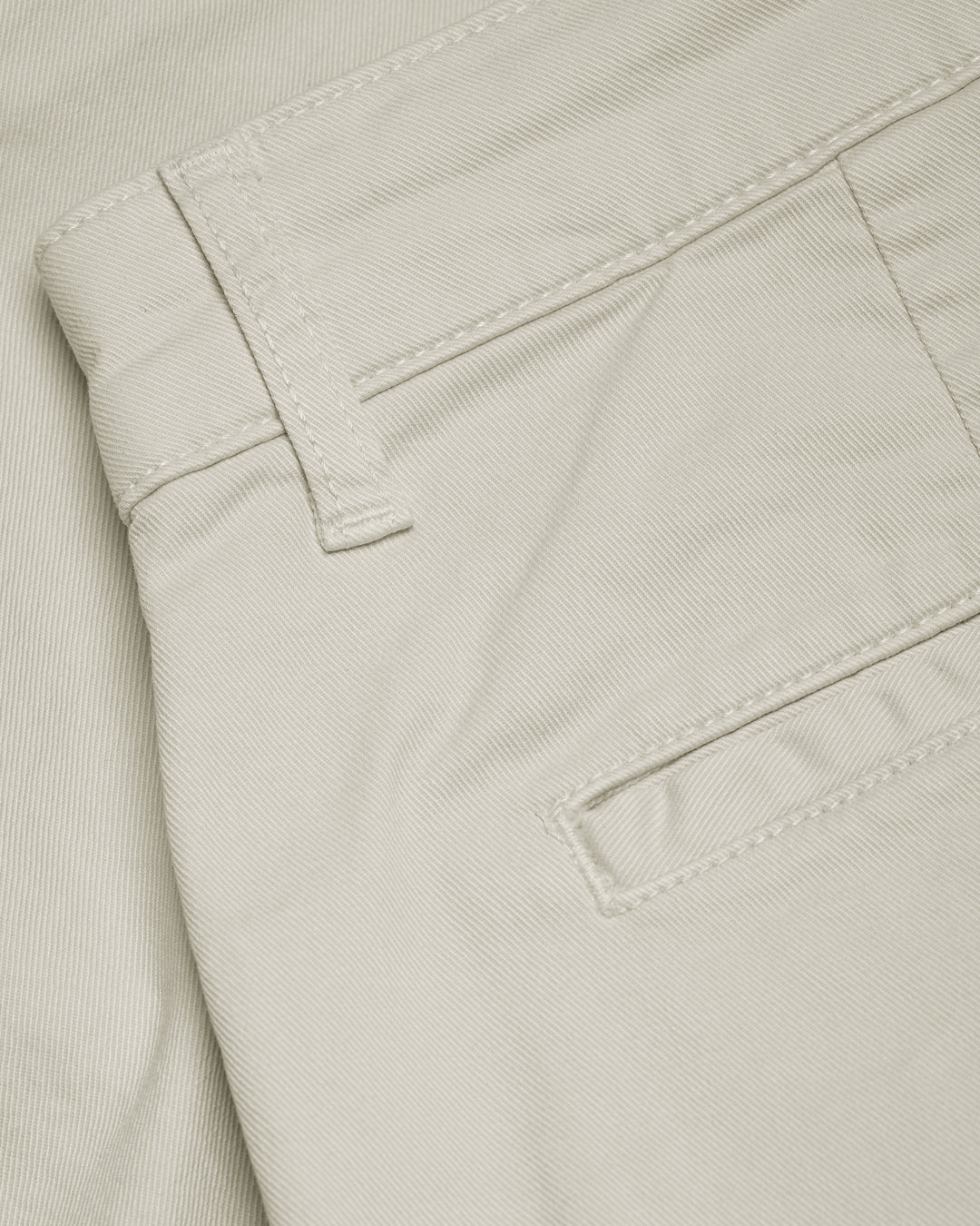 Aden Straight Leg Regular Fit Chino - Ivory