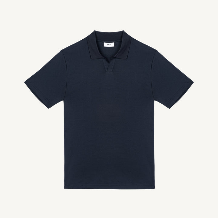 Paul Open Collar - Navy Blue