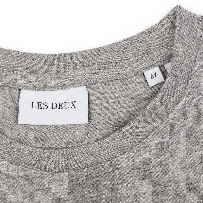 Nørregaard T-Shirt - Grey Mélange - Collar