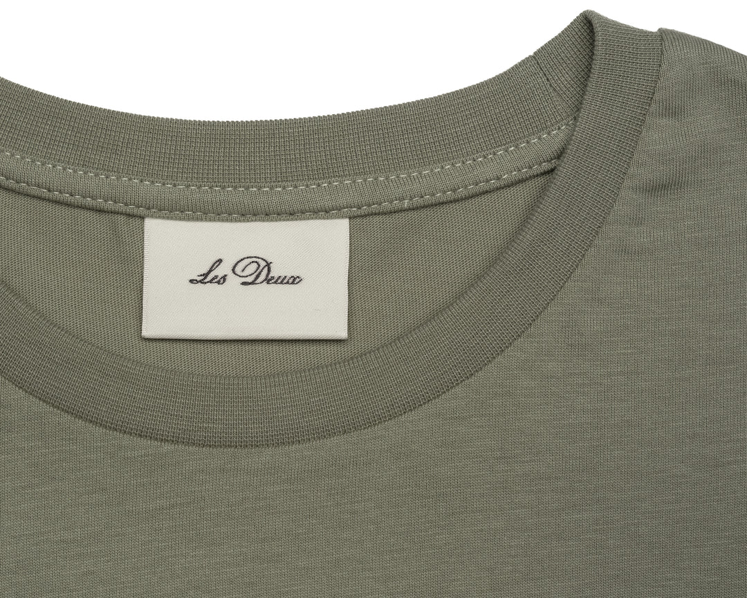 Norregaard Contrast T-Shirt - Laurel Oak Sand