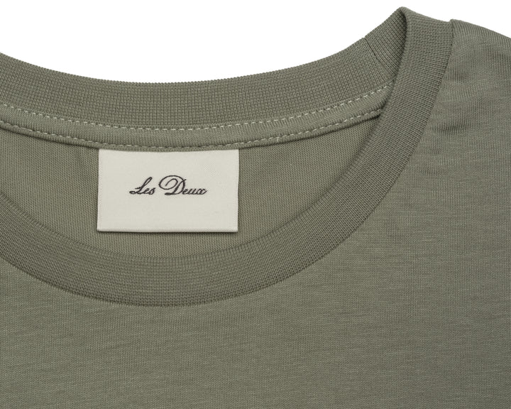 Norregaard Contrast T-Shirt - Laurel Oak Sand
