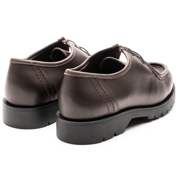 Padror - Leather Tyrolean Shoes - Marron Noir - Back