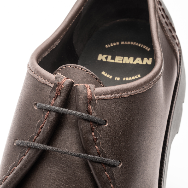 Padror - Leather Tyrolean Shoes - Marron Noir - Inside